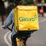 Un "rider" de Glovo
