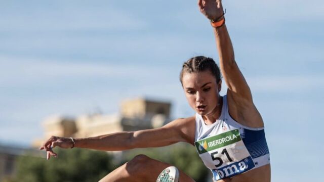Irati Mitxelena, saltadora de longitud e investigadora
