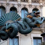 El drag&oacute;n de las Ramblas de Barcelona