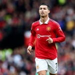 Cristiano Ronaldo en el partido ante el Newcastle