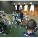Un momento del curso de adiestramiento