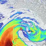 Posible récord mundial de baja presión para una borrasca