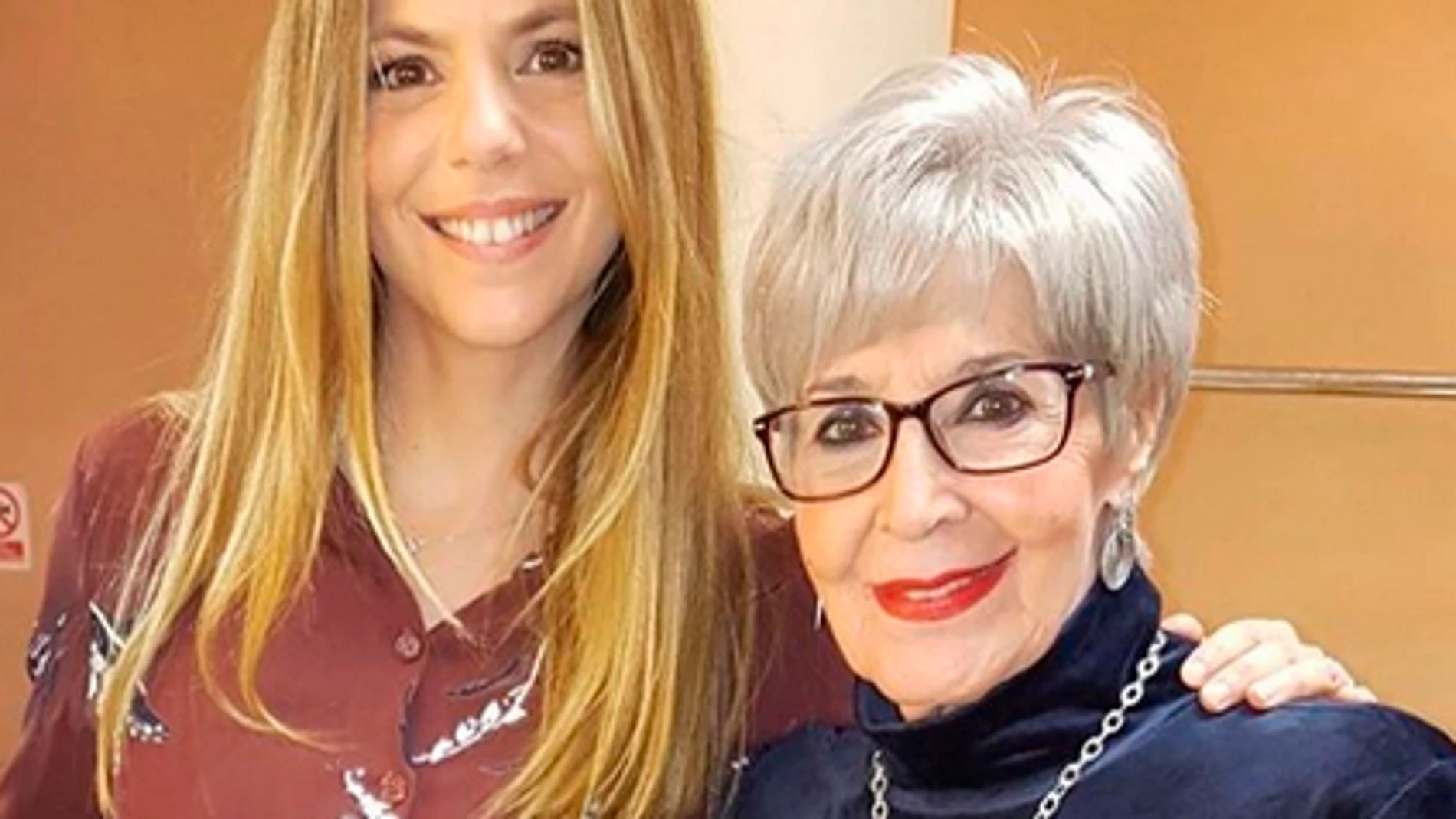 Manuela Velasco y su tía Concha Velasco en una imagen de archivo