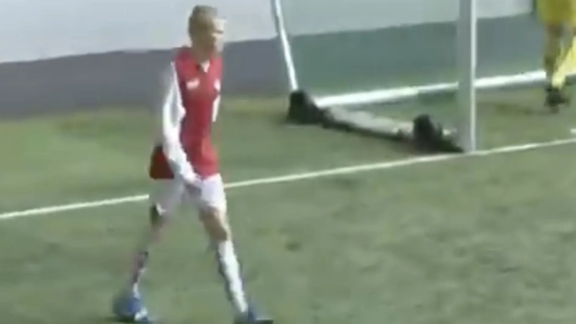 Haaland después de marcar un gol
