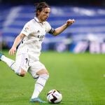 Modric durante su último partido ante el Sevilla