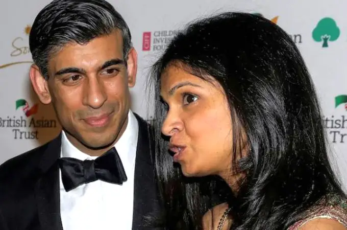 Por qué la esposa millonaria de Rishi Sunak no paga impuestos en Reino Unido Por qué la esposa millonaria de Rishi Sunak no paga impuestos en Reino Unido
