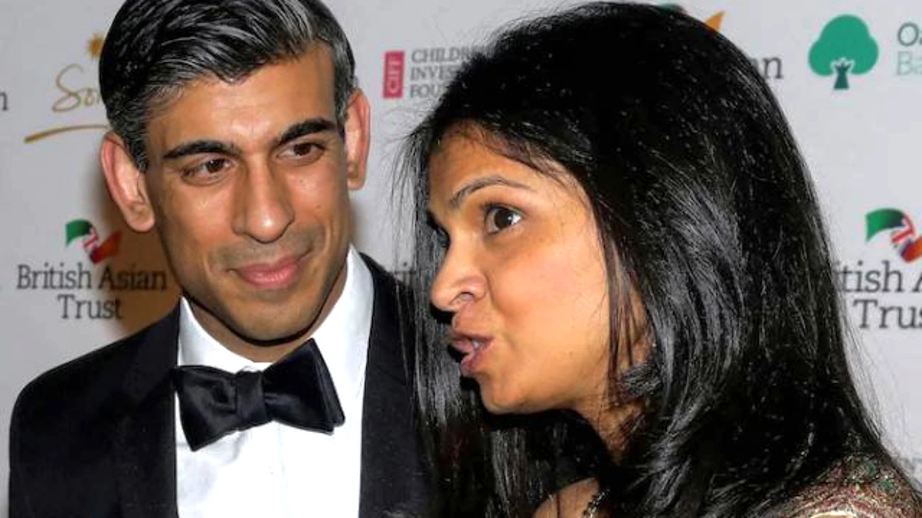 Rishi Sunak y Akshata Murthy en una imagen de archivo