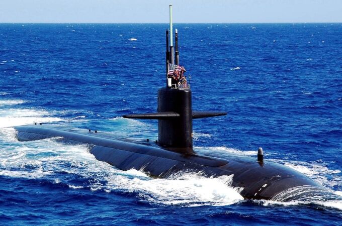 Un submarino de propulsión nuclear de EEUU clase Los Angeles