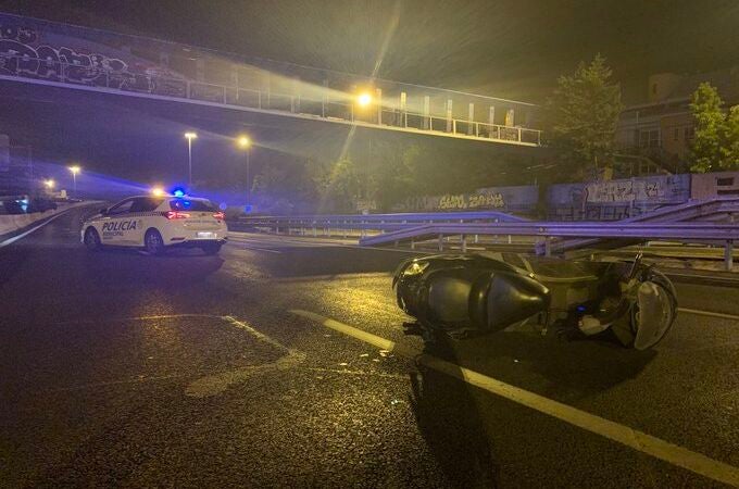 Accidente en Arganzuela
