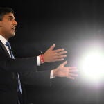 Rishi Sunak durante un acto de campaña en las primarias del Partido Conservador de este mes de agosto en las que perdió frente a Liz Truss
