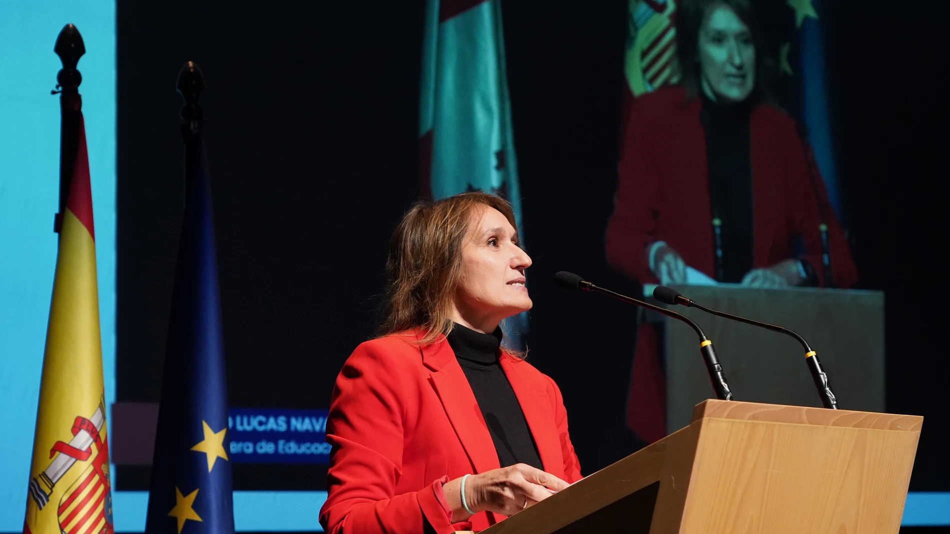La consejera de Educación, Rocío Lucas, inaugura la jornada "Orientaciones para las buenas prácticas en el aula de Matemáticas"