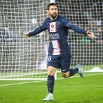 Messi en el partido del pasado martes