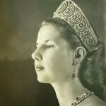 La duquesa de Alba con la tiara.