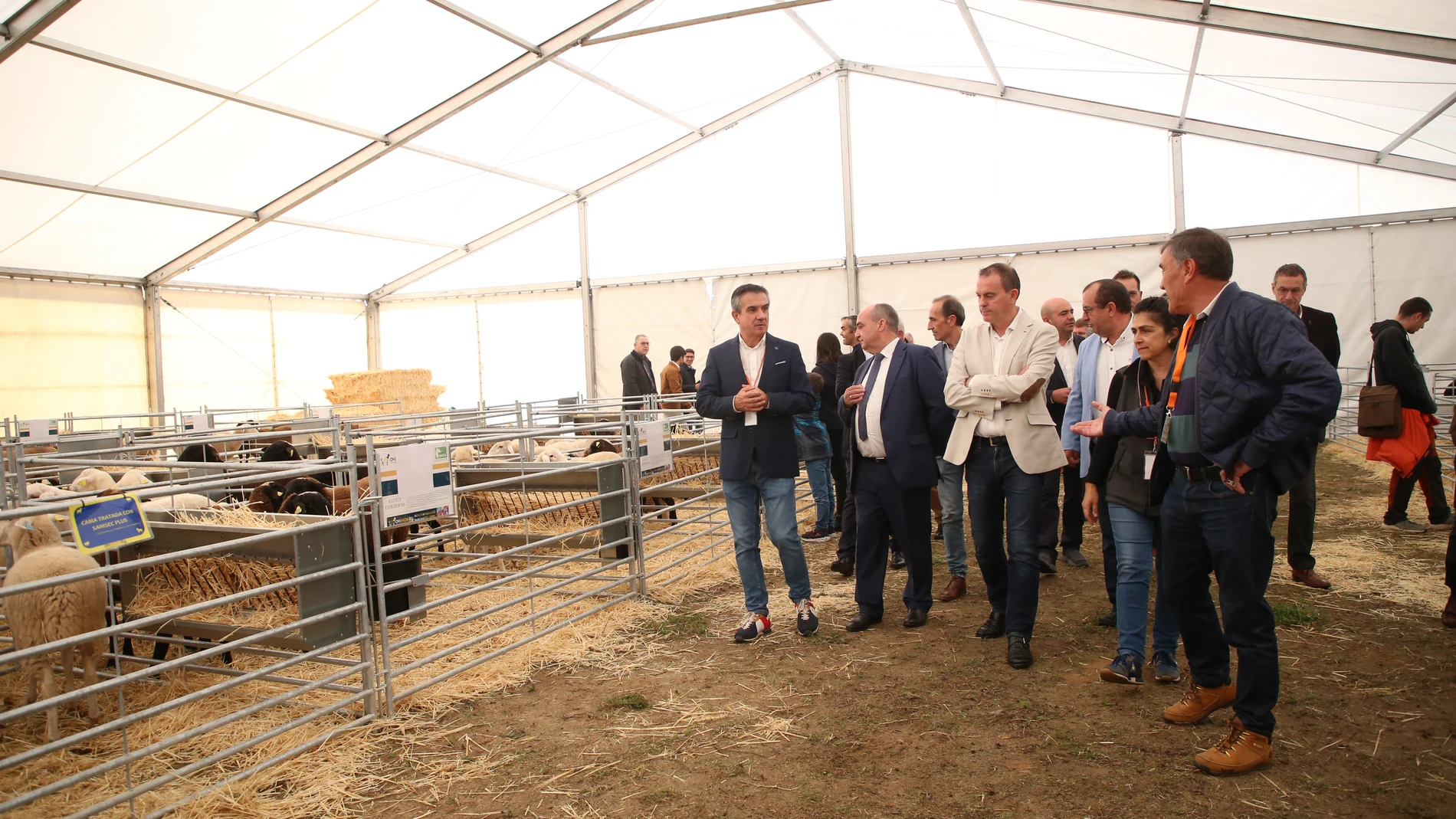 El presidente de la Diputación de Zamora, Francisco José Requejo, inaugura el II Salón Profesional del Ovino "Ovinnova"