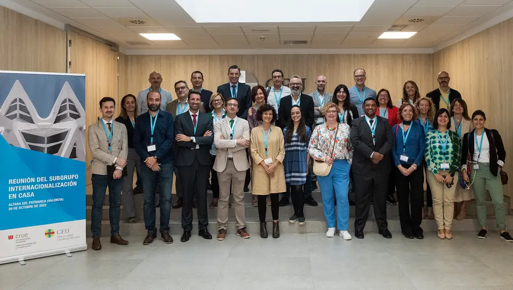La reunión del subgrupo de la CRUE “Internacionalización en casa” se ha celebrado hoy en la CEU UCH, coincidiendo con la IVEC 2022.