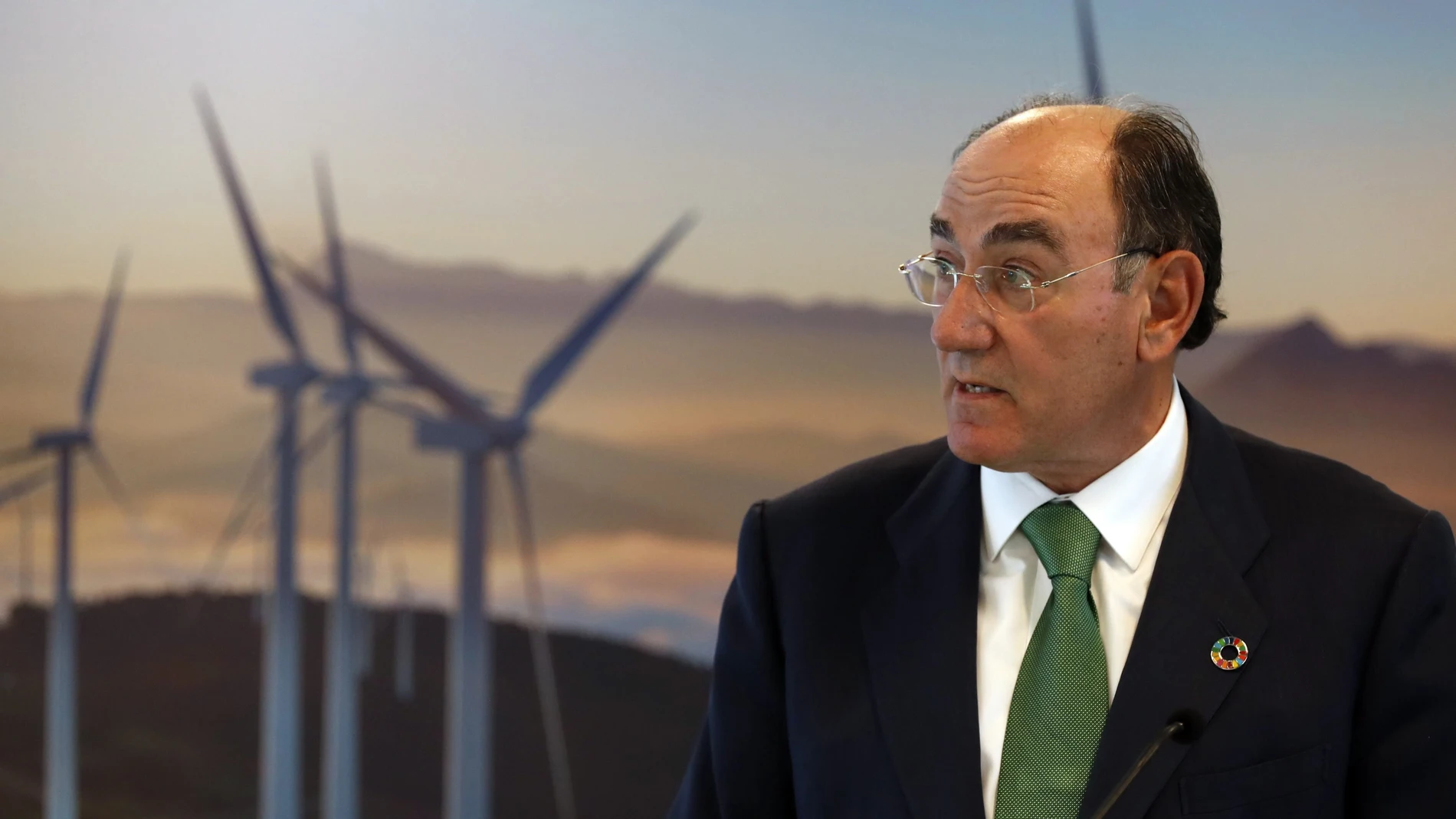 El presidente de la compañía eléctrica Iberdrola, Ignacio Galán