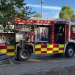 Camión de bomberos en Madrid