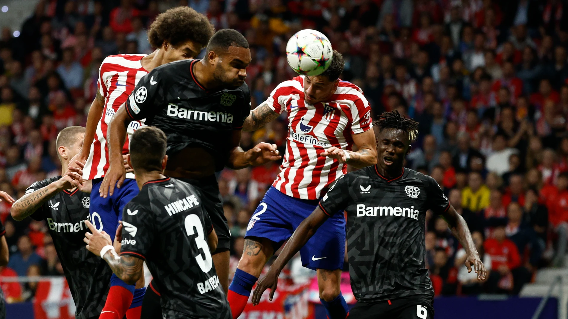 José María Giménez con el Atlético de Madrid.