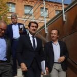 El consejero de Suárez-Quiñones, a su llegada a a Zamora para participar en una jornada sobre despoblación organizada por UGT