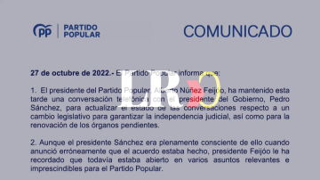 El PP suspende las negociaciones con el Gobierno para renovar el CGPJ ...