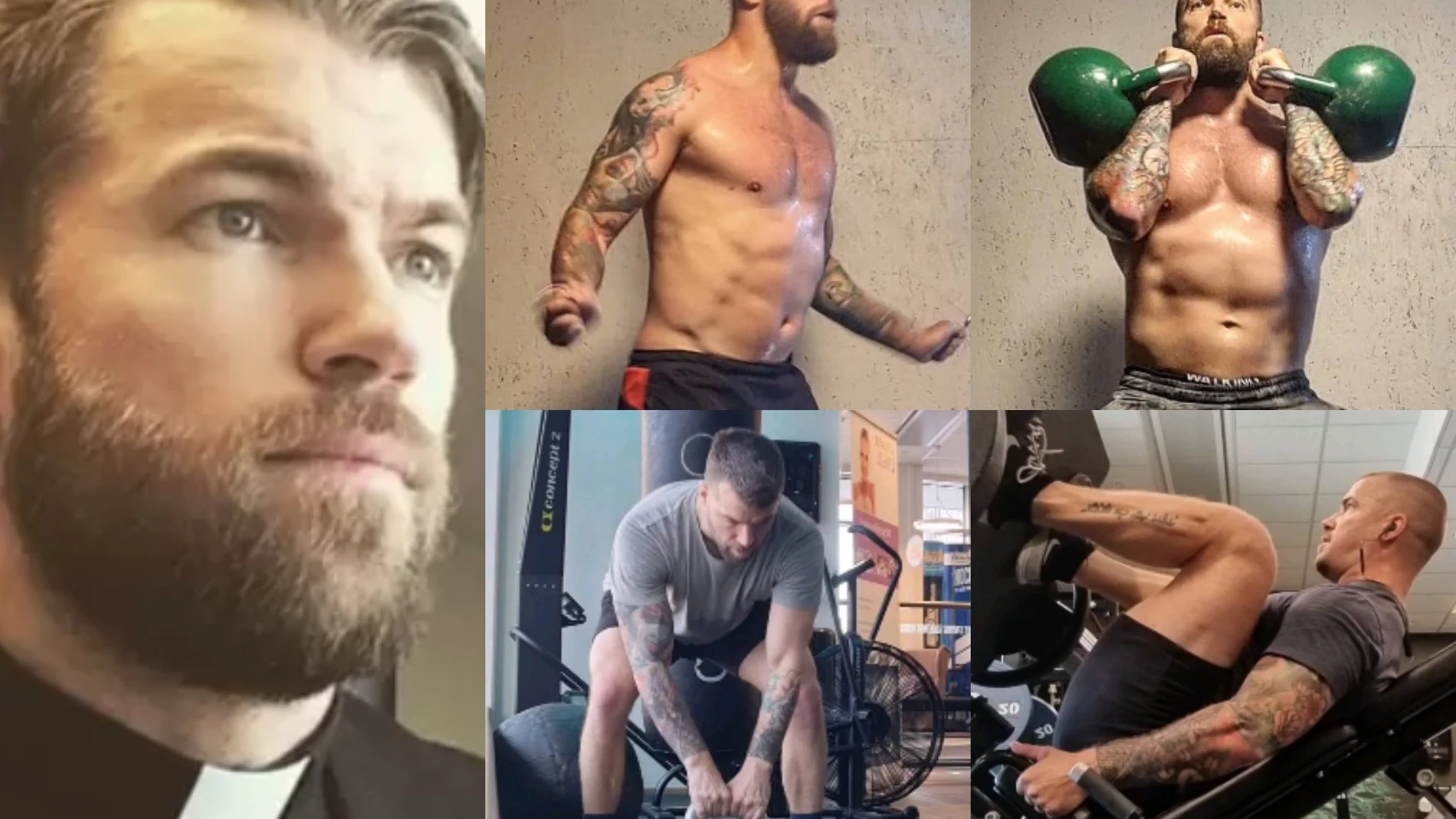 El cura crossfitero causa sensación con sus entrenamientos