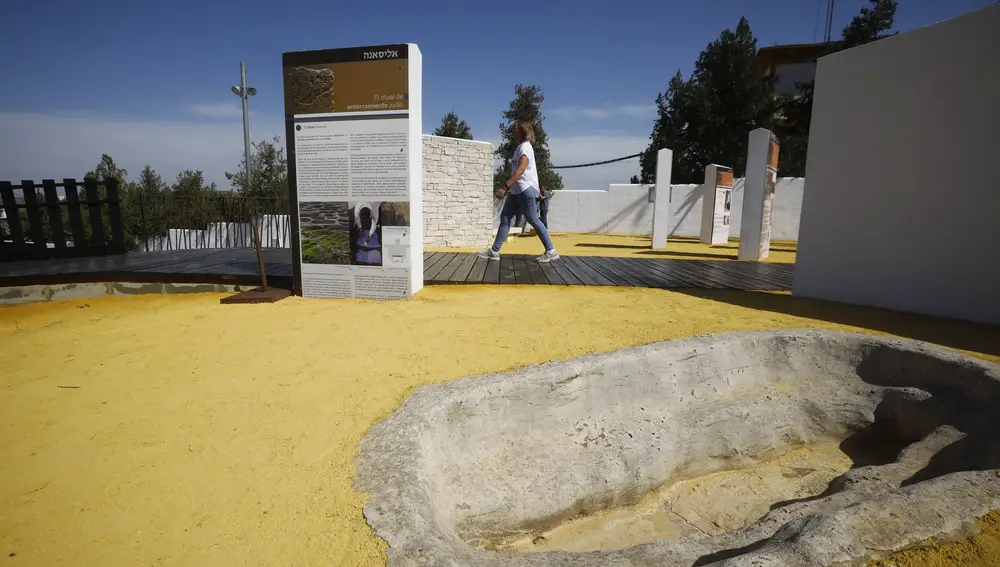 Vista de la necrópolis judía situada en la localidad cordobesa de Lucena