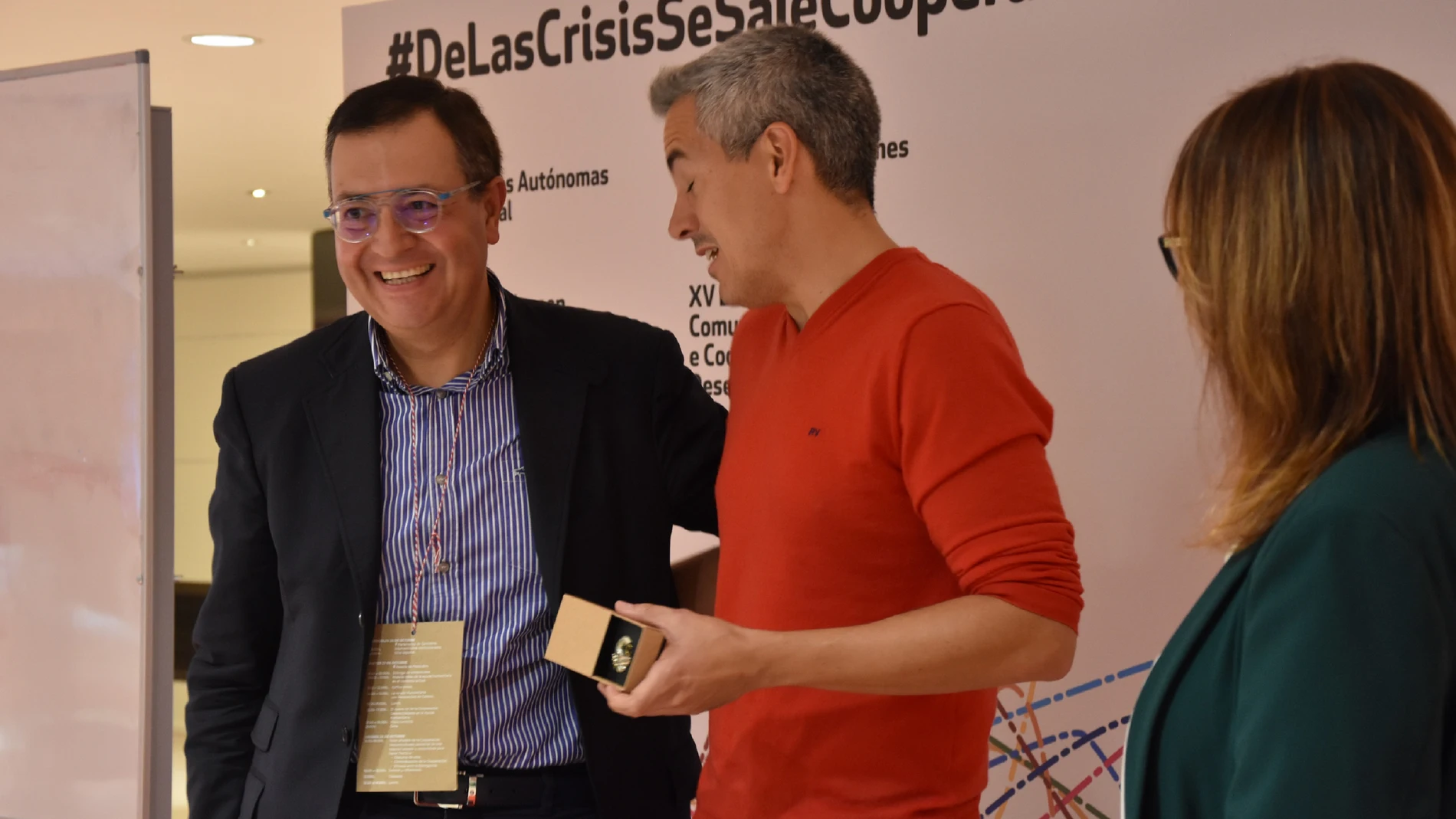 El director de Acción Exterior, Fernando Rubio, participa en las jornadas junto al vicepresidente y consejero de Cultura de Cantabria, Pablo Zuloaga