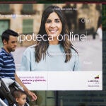 Anuncio de hipoteca de un banco