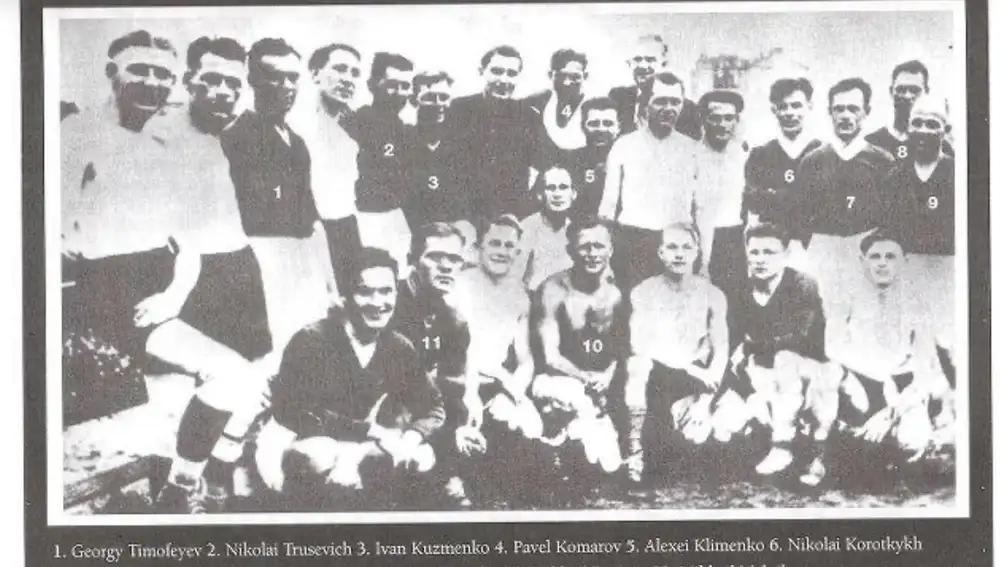 Los futbolistas del partido de la muerte