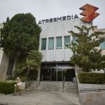 Fachada Atresmedia en San Sebastian de los Reyes.