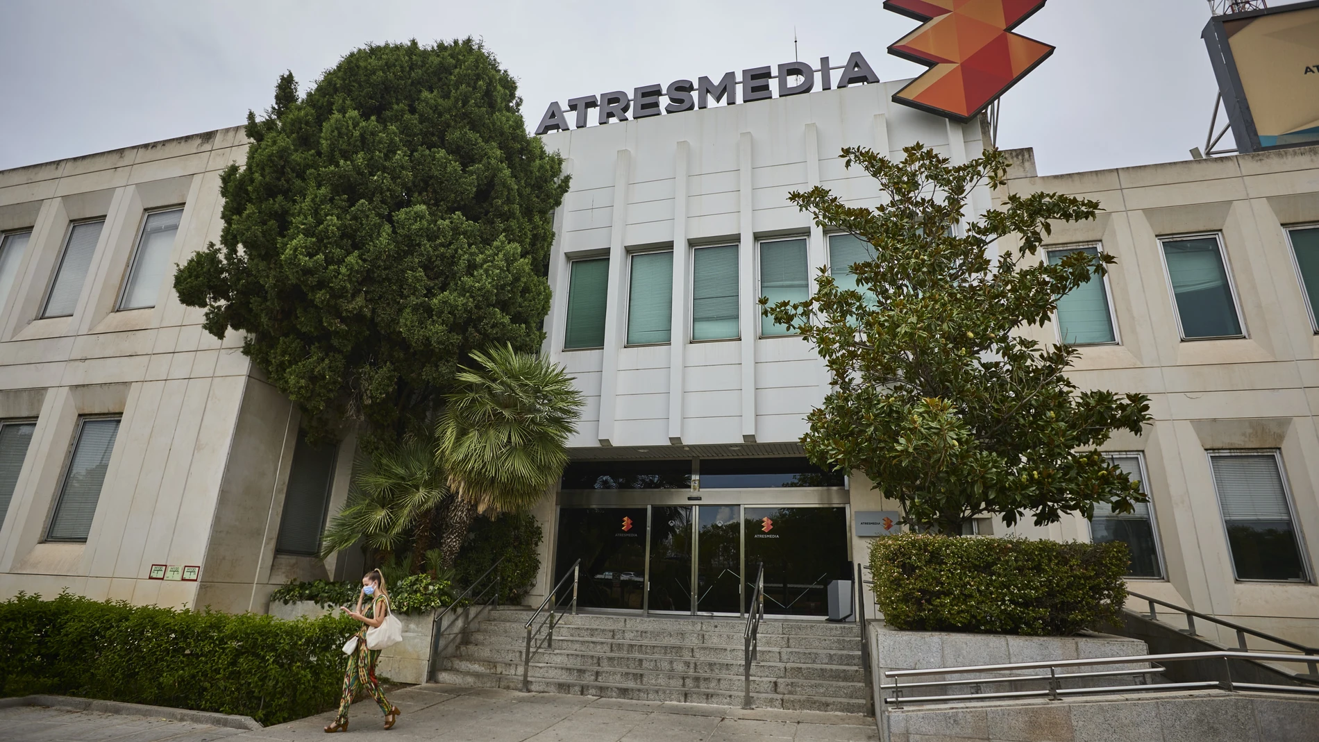 Fachada Atresmedia en San Sebastian de los Reyes.