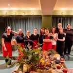 El equipo de SHE Bistro, con Patty Torres y Berta Argenté al frente.