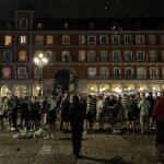 Imagen de los ultras del Celtic en Madrid