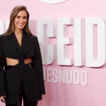 María Pombo a su llegada a la presentación de la serie documental "Dulceida al desnudo".