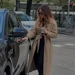 Vicky Martín Berrocal con el look del otoño.