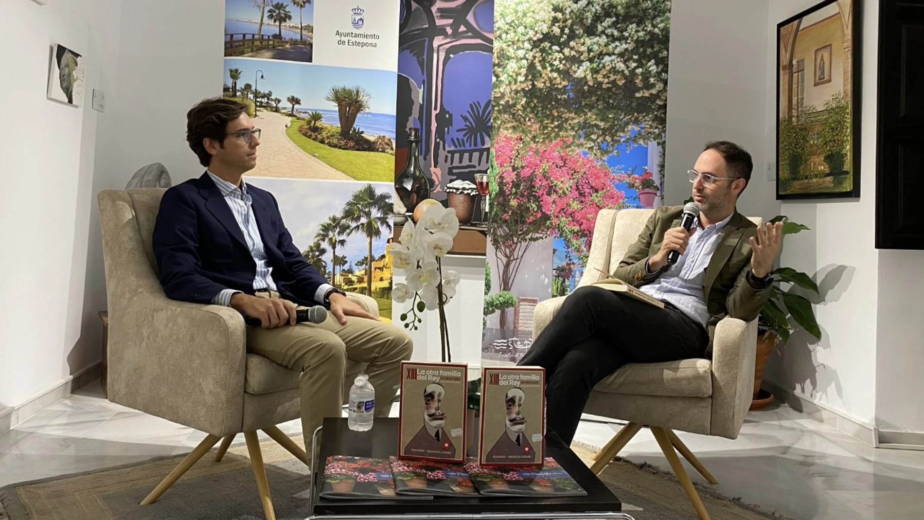 Lucas Montojo y Pepe Lugo, en Estepona