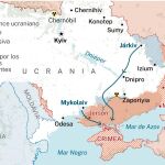 Movimiento de pinza que podrían llevar a cabo las tropas ucranianas sobre Crimea