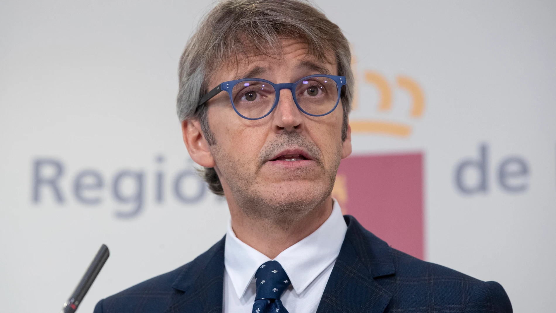 El consejero de Economía y Hacienda, Luis Alberto Marín