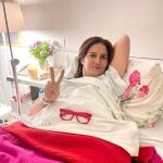 Samantha Vallejo-Nágera en el hospital