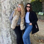Vicky Martín Berrocal y Marta Sánchez disfrutando del fin de semana.