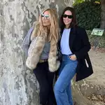 Vicky Martín Berrocal y Marta Sánchez disfrutando del fin de semana.