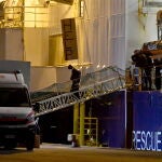 Migrantes del barco «Geo Barents» reclaman desembarcar en Italia