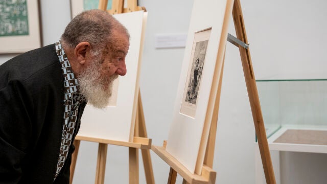 Guillermo Perez Villalta en la Real Academia de San Fernando