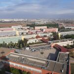 Vista aérea de las instalaciones de la Universidad Pablo de Olvide de Sevilla