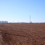 Terrenos donde se construirá el ramal técnico del tramo norte de la línea 3 del Metro.