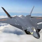 Un caza J-20 chino de quinta generación
