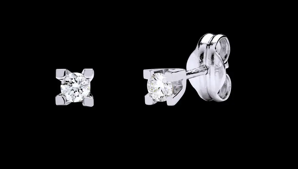 PENDIENTES DIAMANTES CREADOS 0,20 CT