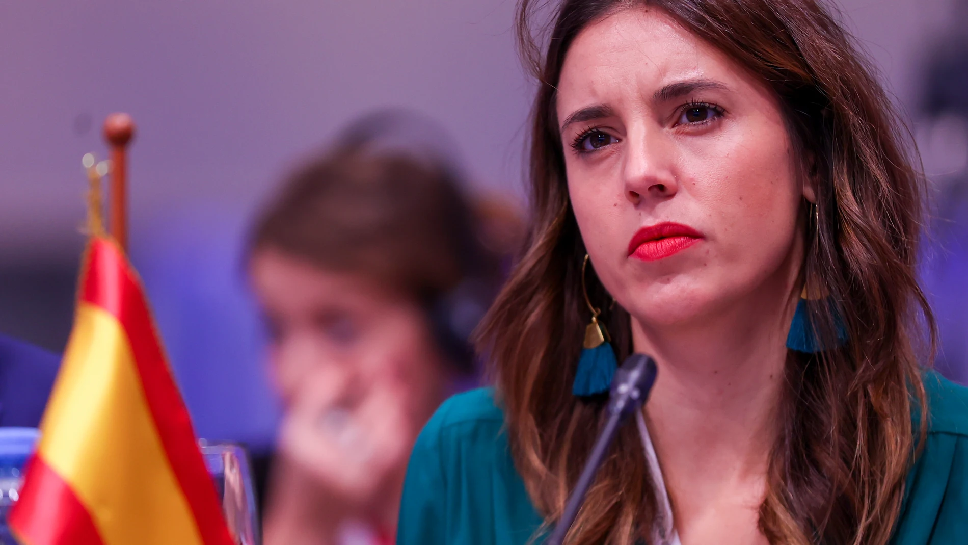 La ministra de Igualdad de España, Irene Montero, participa en la Conferencia Regional sobre Mujeres de América Latina y el Caribe, hoy, en Buenos Aires