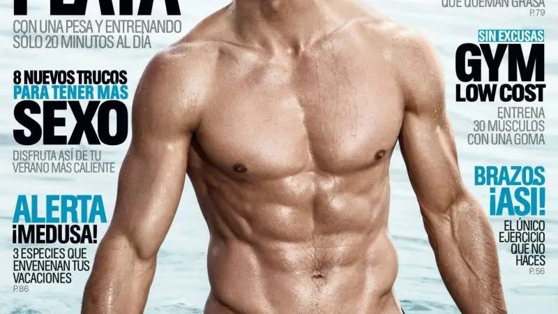 Su ultima portada para la revista menshealth