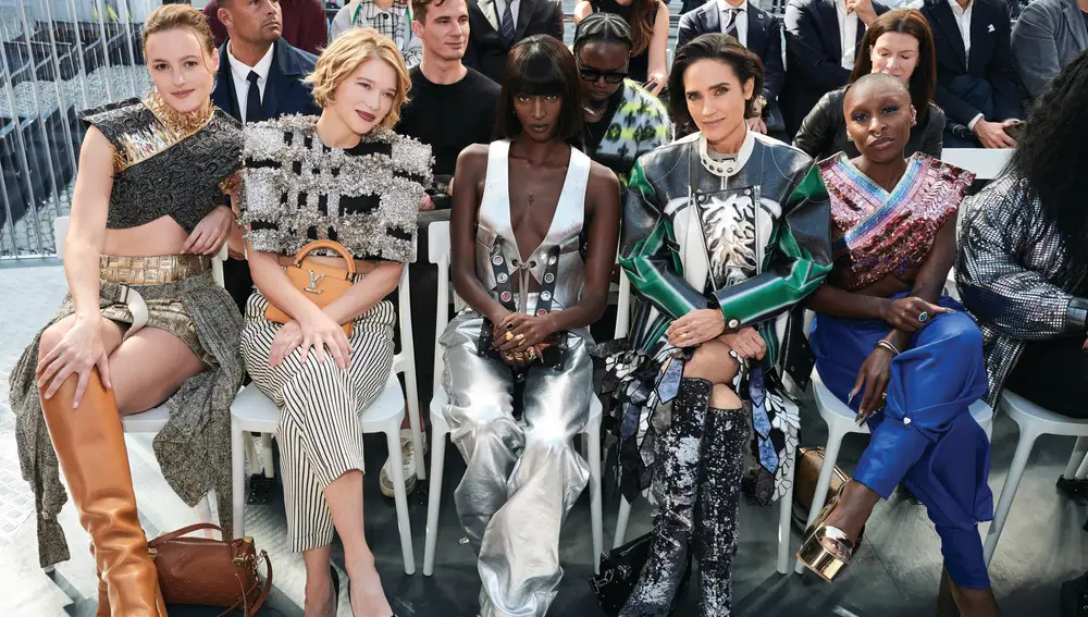 Renate Reinsve, Lea Seydoux, Loux and The Yakuza, Jennifer Connelly y Cynthia Erivo en el desfile de Louis Vuitton